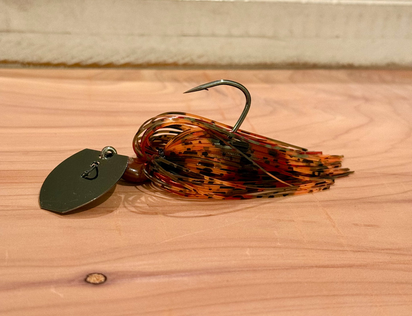 Chatterbait Orange & Green