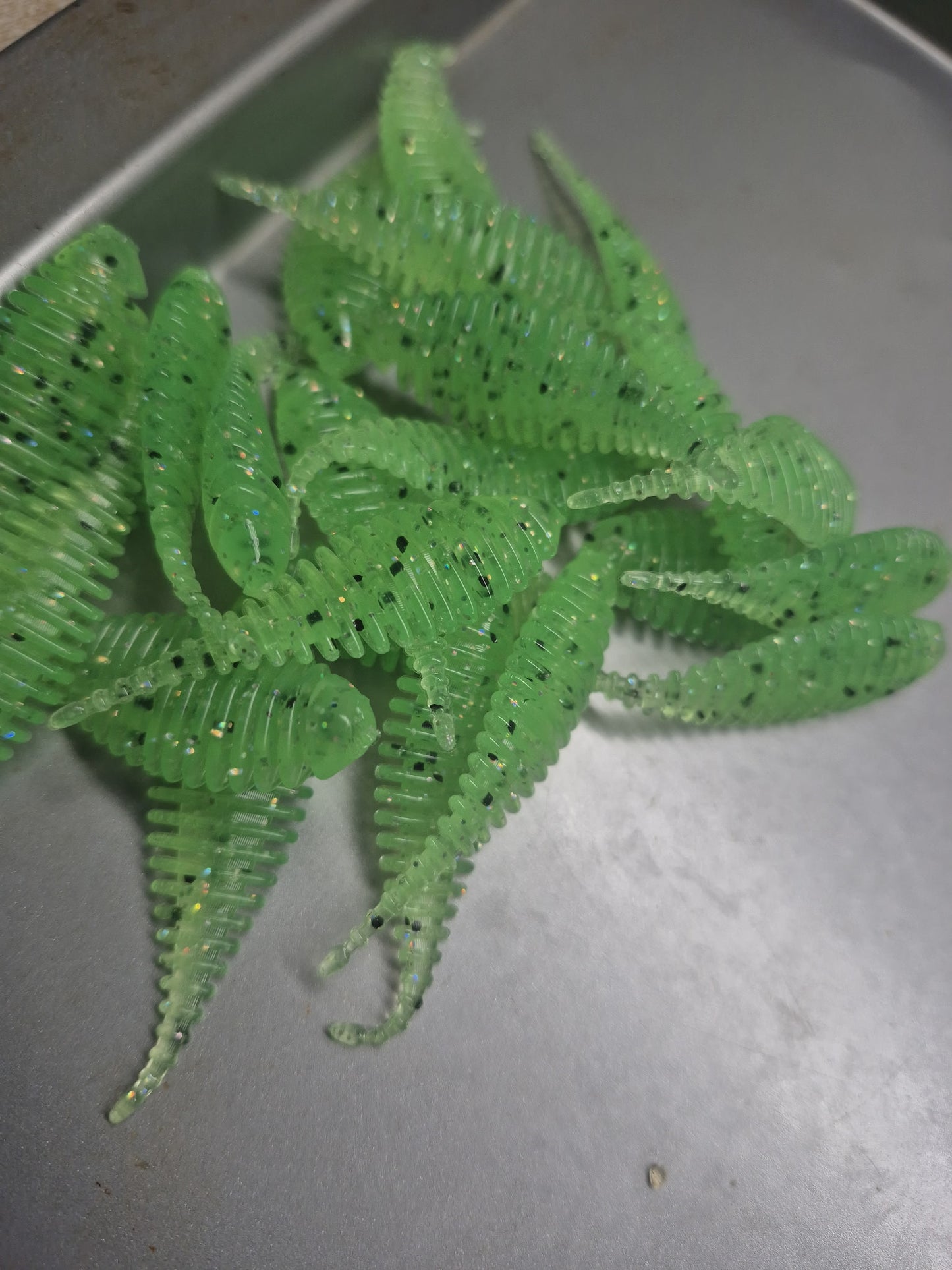 Lime Green with Holographic Silly Gilleys