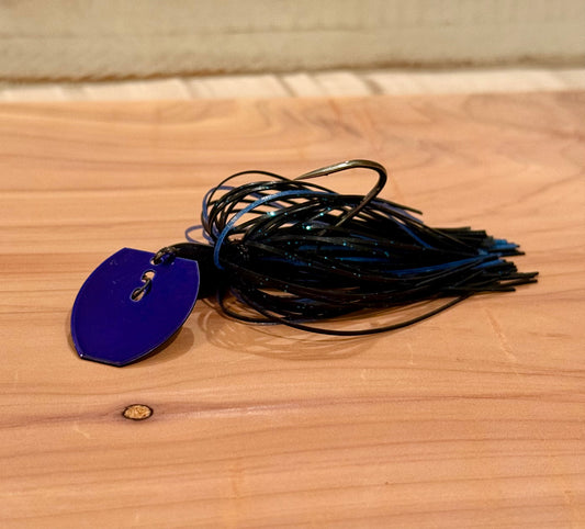 Chatterbait Blue & Black