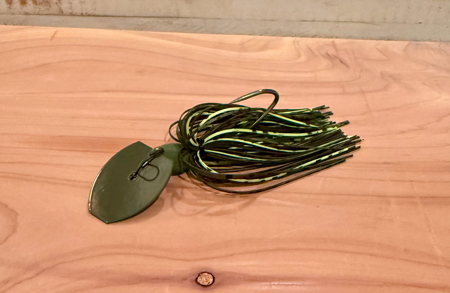 Chatterbait Green & Chartreuse