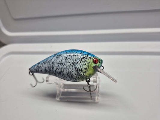 Blue/White/Green Crackle