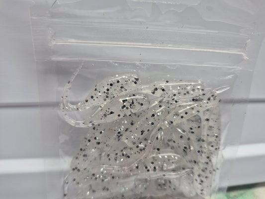 2 Inch  Baby Shad Salt n Pepper