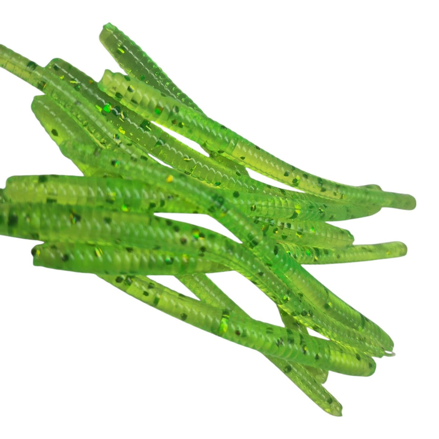 3 Inch Trout Worms Toxic Sludge
