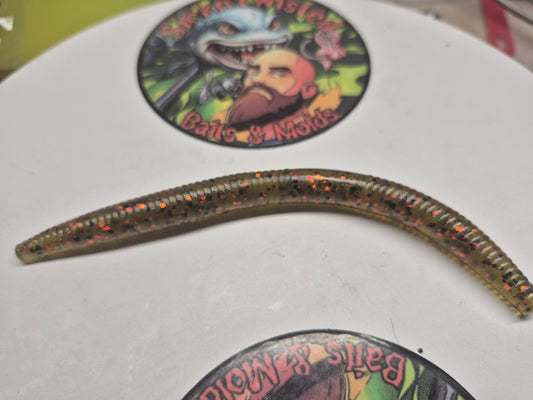 5 inch Senko Brown Pumpkin Red