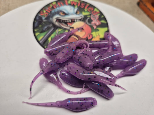 2 Inch Baby Shad Purple