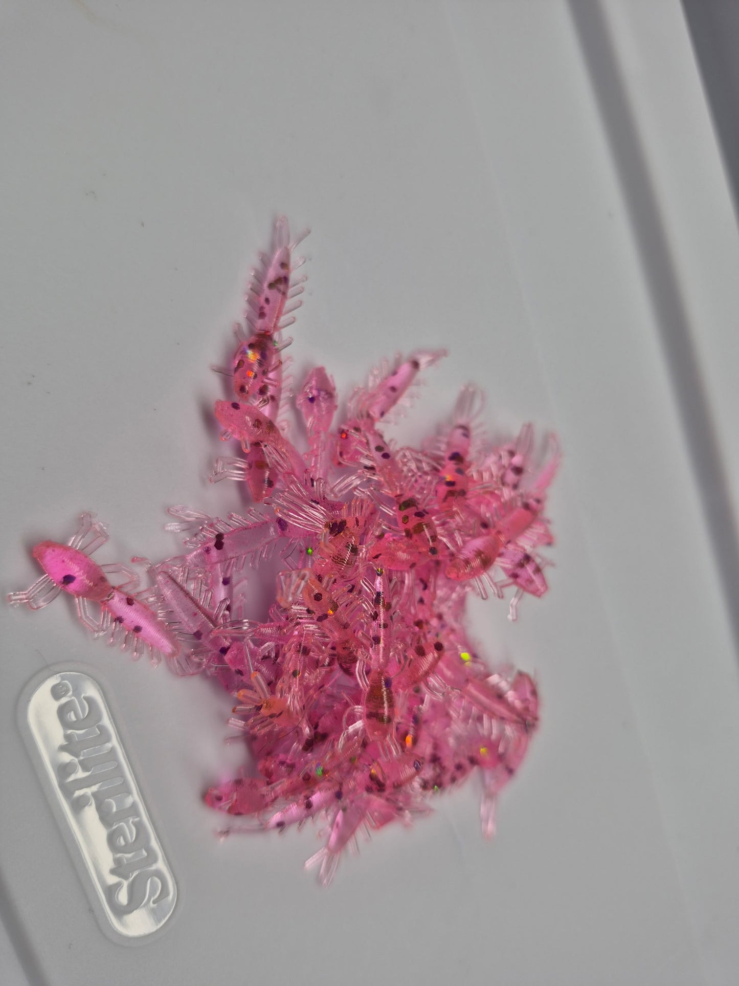 1 inch Helgermite Pink with Chameleon Flake