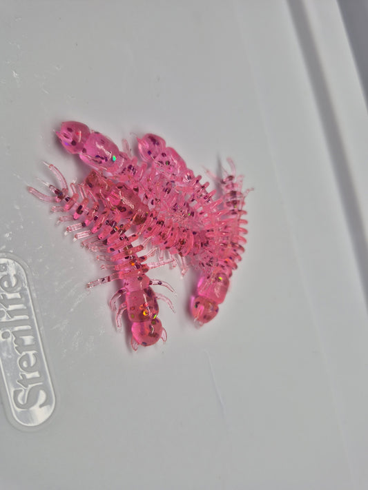 2 inch Helgermite Pink with Chameleon Flake