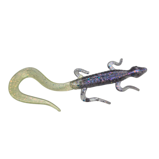 5 Inch Lizard Galaxy with Chartreuse Shine Tail
