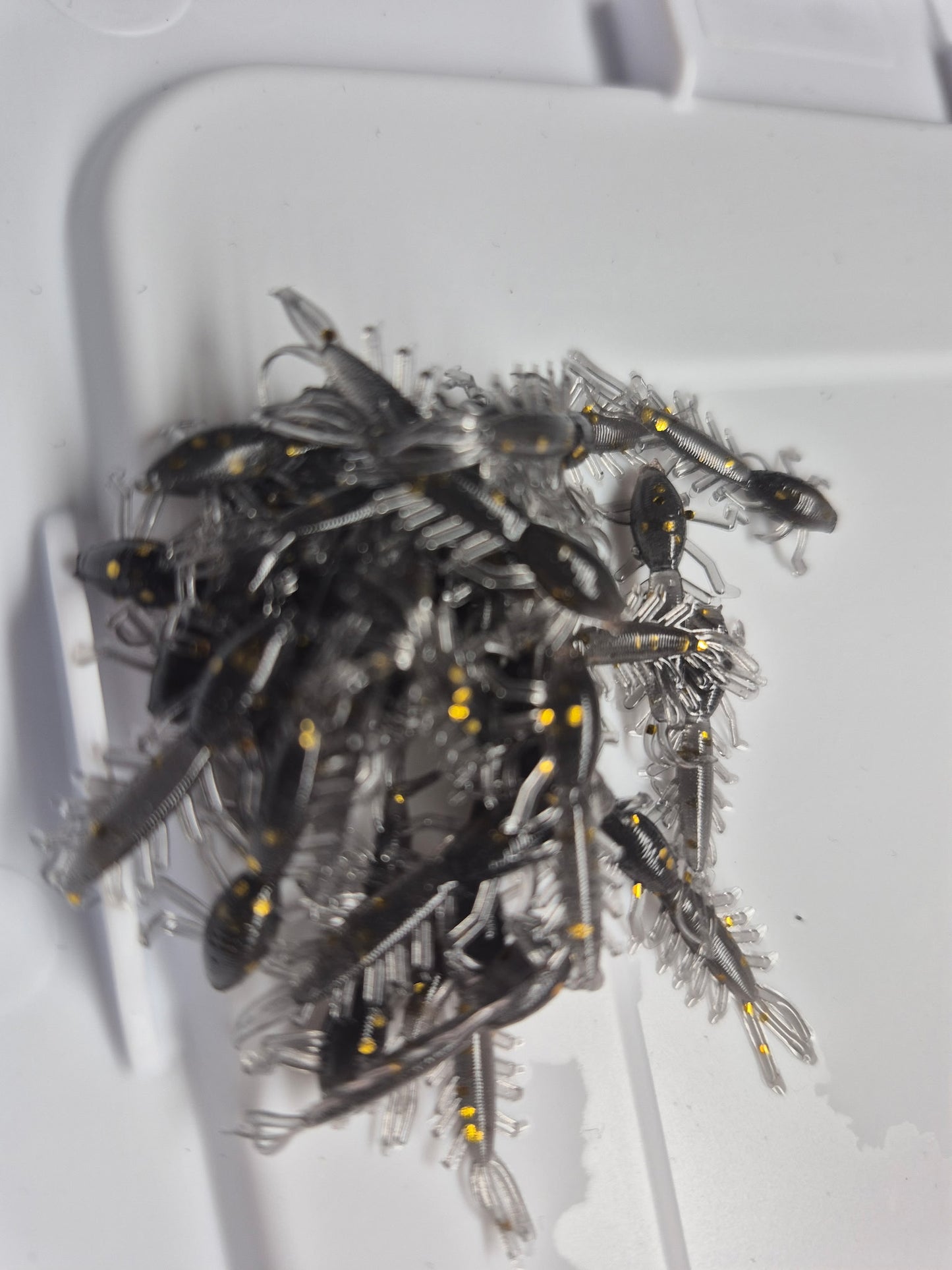 1 inch Helgermite Black with Gold Flake