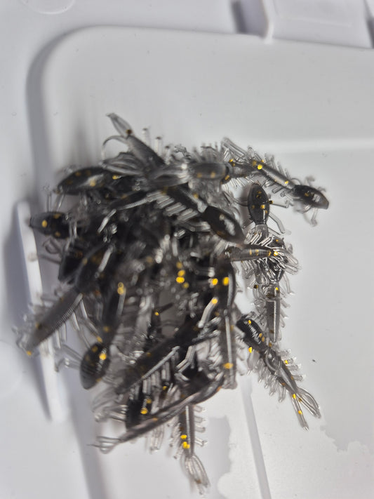 1 inch Helgermite Black with Gold Flake