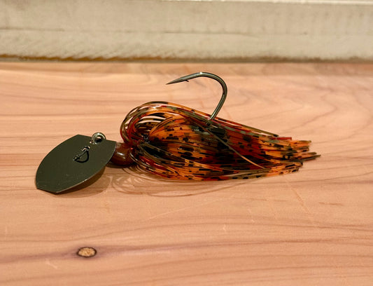 Chatterbait Orange & Green