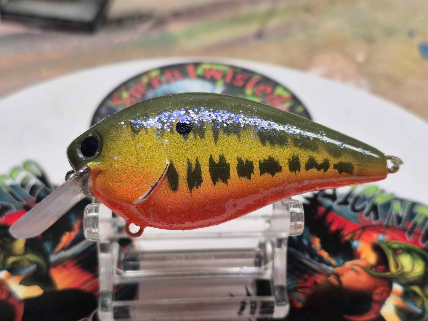 Fire Tiger with Glitter